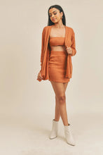 Load image into Gallery viewer, Cardigan Solid Color 3 Piece Set