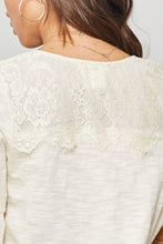 Load image into Gallery viewer, A Knit Top With Deep V Neckline And Yoke Design