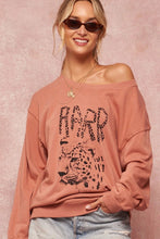 Load image into Gallery viewer, A Garment Dyed French Terry Graphic Sweatshirt