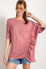 Load image into Gallery viewer, Loose Fit And Ruched Detailing Top