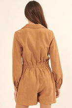 Load image into Gallery viewer, A Woven Corduroy Romper