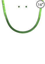 Load image into Gallery viewer, Aluminumcoating Herringbone Necklace Set