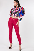Load image into Gallery viewer, Faux Suede Skinny Pants