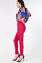 Load image into Gallery viewer, Faux Suede Skinny Pants