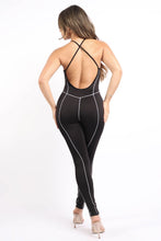 Load image into Gallery viewer, Overlock Line Jumpsuit