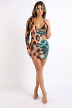 Load image into Gallery viewer, Multi Animal Printed Dress
