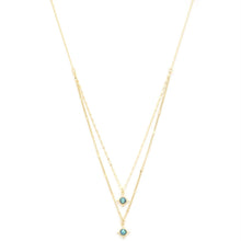 Load image into Gallery viewer, Double Star Crystal Layered Necklace