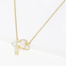 Load image into Gallery viewer, Gold Dipped Cloud Pendant Necklace