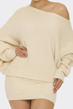 Load image into Gallery viewer, Sweater Mini Dress