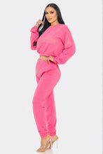 Load image into Gallery viewer, Terry Mesh &amp; Rhinestone Detail Set