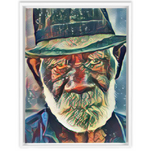 Load image into Gallery viewer, The Old Man Custom Art Framed Canvas Wraps