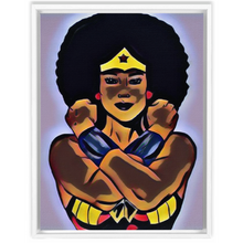 Load image into Gallery viewer, Wakanda Woman Custom Art Framed Canvas Wraps