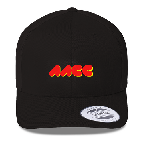 Baacc to the Future in Red Trucker Caps