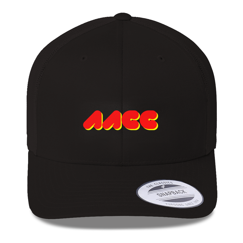 Baacc to the Future in Red Trucker Caps