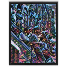 Load image into Gallery viewer, Brownstone Chillin Custom Art Framed Canvas Wraps
