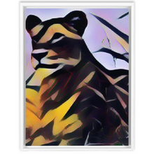 Load image into Gallery viewer, The Lioness Custorm Art Framed Canvas Wraps
