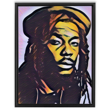 Load image into Gallery viewer, Reggae Man Custom Art  Framed Canvas Wraps
