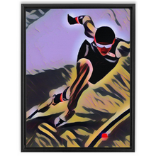 Load image into Gallery viewer, Skating Into History Custom Art Framed Canvas Wraps