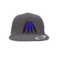 Load image into Gallery viewer, Rollin Sun Rays Blue and Blaacc Snapback Caps
