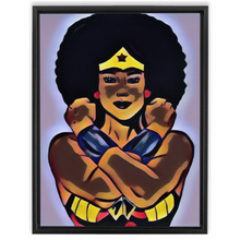 Load image into Gallery viewer, Wakanda Woman Custom Art Framed Canvas Wraps