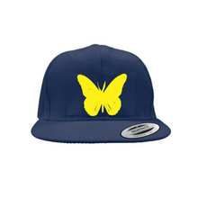 Load image into Gallery viewer, YIRAH  Yellow Butterfly Snapback Caps