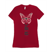 Load image into Gallery viewer, YIRAH Pink ButterFLY T-Shirts(Front and Back)