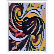 Load image into Gallery viewer, World of Swirls Custom Art Framed Canvas Wraps