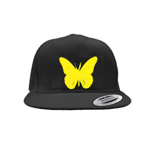 Load image into Gallery viewer, YIRAH  Yellow Butterfly Snapback Caps