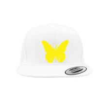 Load image into Gallery viewer, YIRAH  Yellow Butterfly Snapback Caps