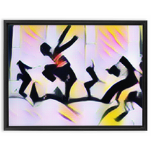 Load image into Gallery viewer, Dance Class Custom Art Framed Canvas Wraps
