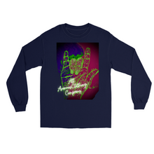 Load image into Gallery viewer, Love is still alive,  Long Sleeve Shirts (AACC and Mile$ Mu$ic Collaboration)