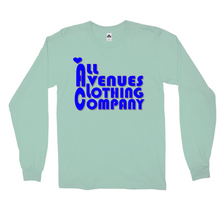 Load image into Gallery viewer, All Avenues Clothing Company Blue Love,  Long Sleeve Shirt