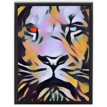 Load image into Gallery viewer, Lion Face Custom Art Framed Canvas Wraps