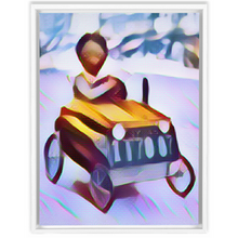 Load image into Gallery viewer, Go Car Custom Art Framed Canvas Wraps