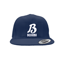 Load image into Gallery viewer, BIG BESSEMA White Snapback Caps